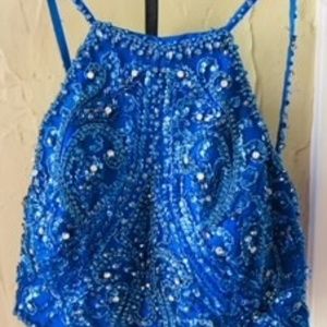 Electric Blue Jovani Prom Dess Size 4
